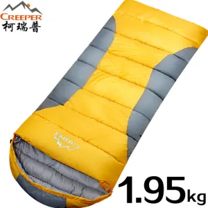 CREEPER Adult Outdoor Sleeping Bag Ultra-light Convenient Autumn Winter Envelopes Sleeping Bags Warm Cotton Sleeping Tags Tent