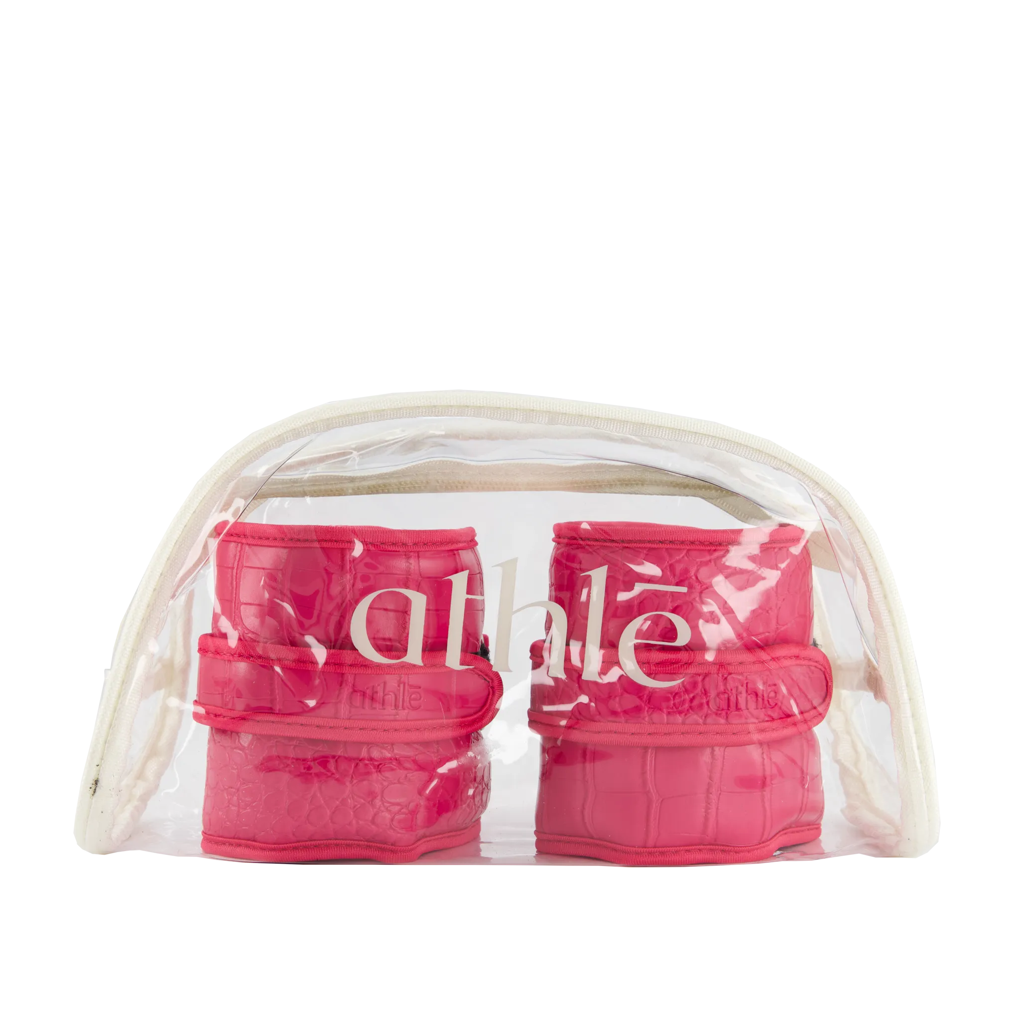 Croco Pink ankle and wrist weights