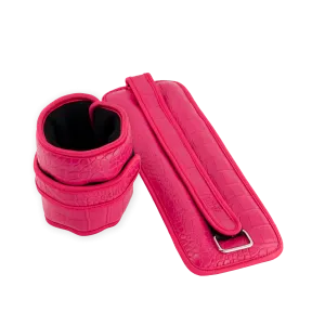 Croco Pink ankle and wrist weights
