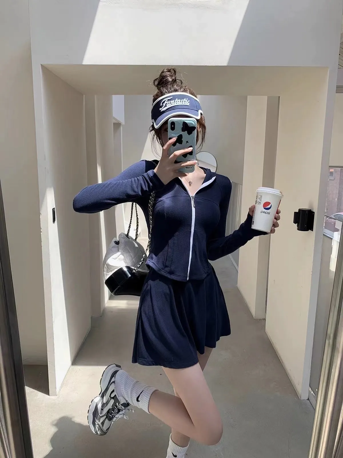 crushpeach Tennis Style Mountaineering Sports Suit