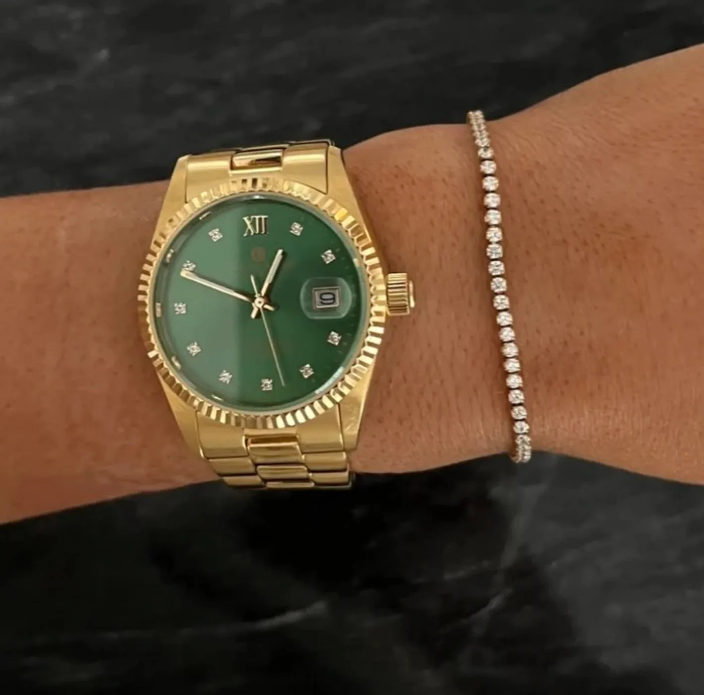 Dainty Diamond Tennis Bracelet