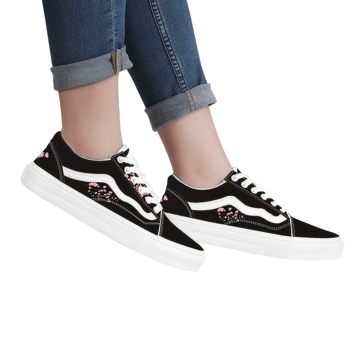 Dark Night Low Top Flat Sneaker