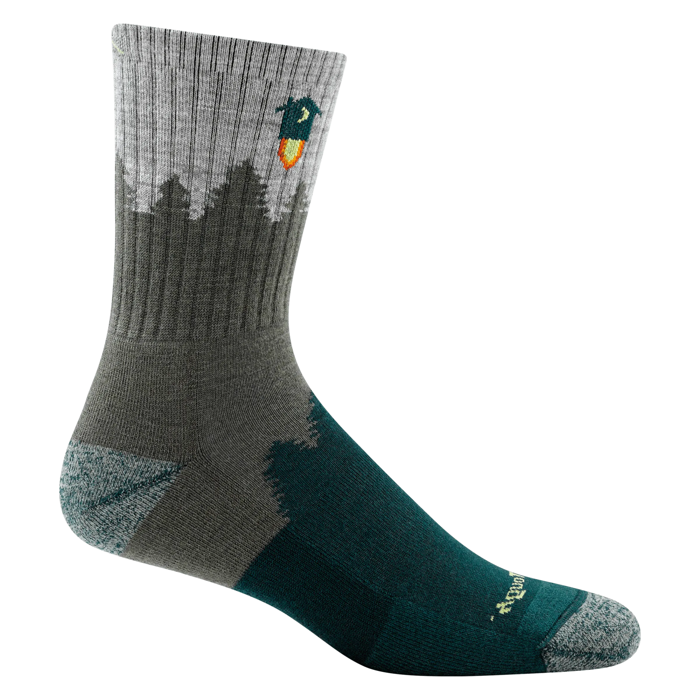 Darn Tough Mens Number 2 Micro Crew Midweight Hiking Socks