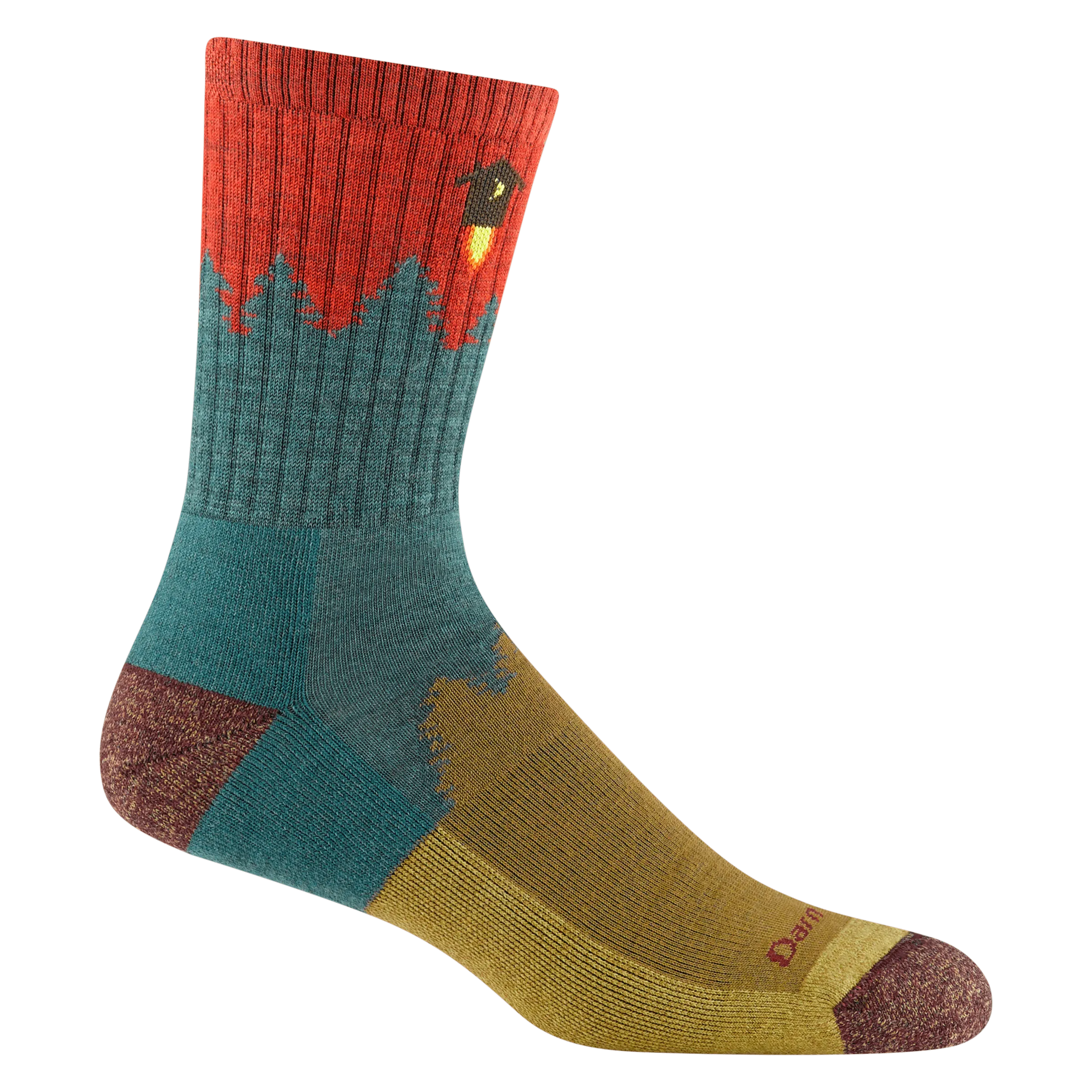 Darn Tough Mens Number 2 Micro Crew Midweight Hiking Socks