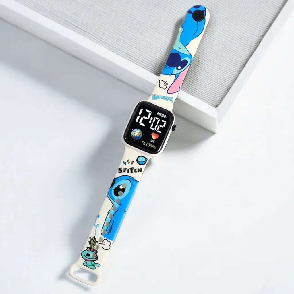 Disney Stitch Kids Sports Watch