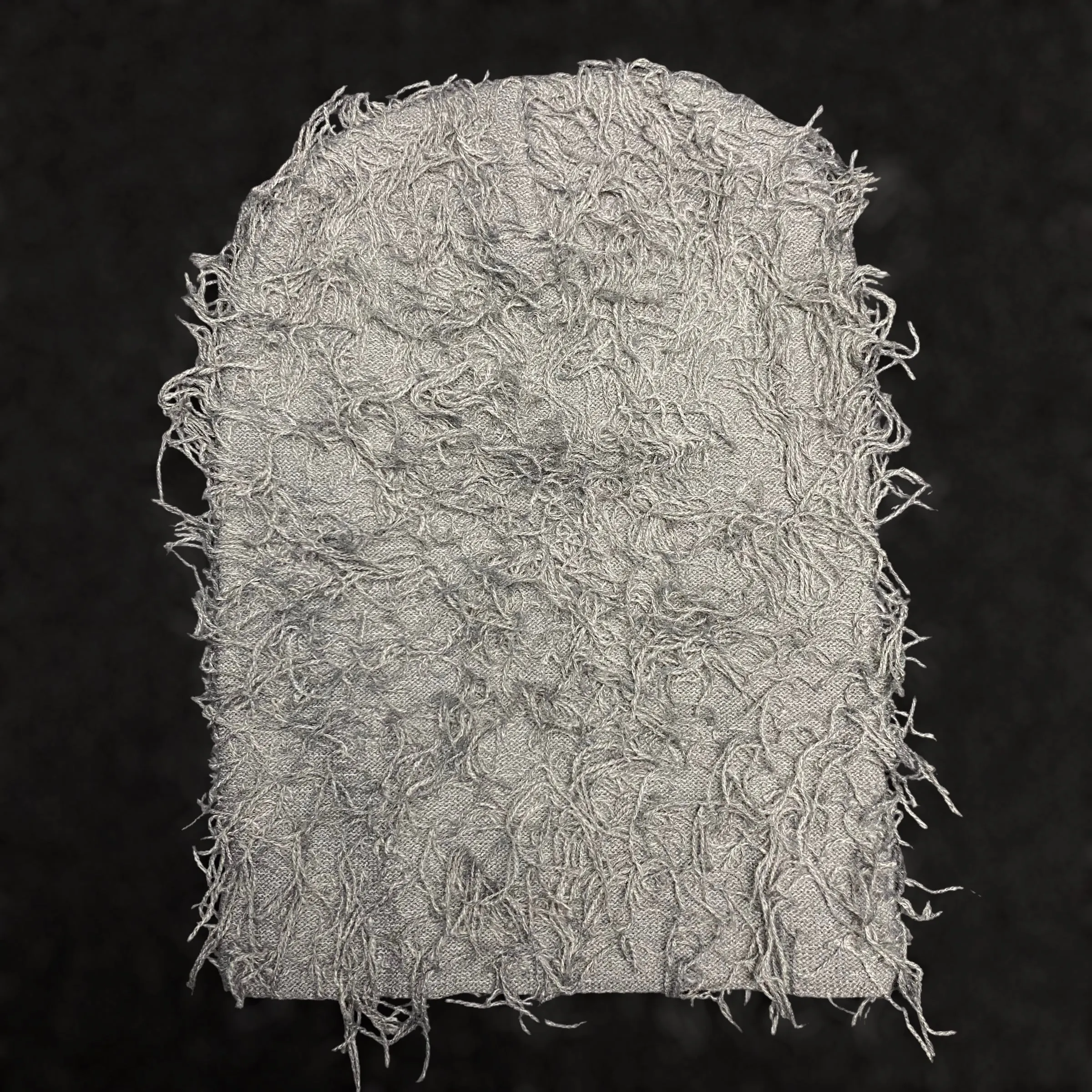 Distressed Knit Full-Face Balaclava Ski Mask: Unisex Winter Beanie Hat