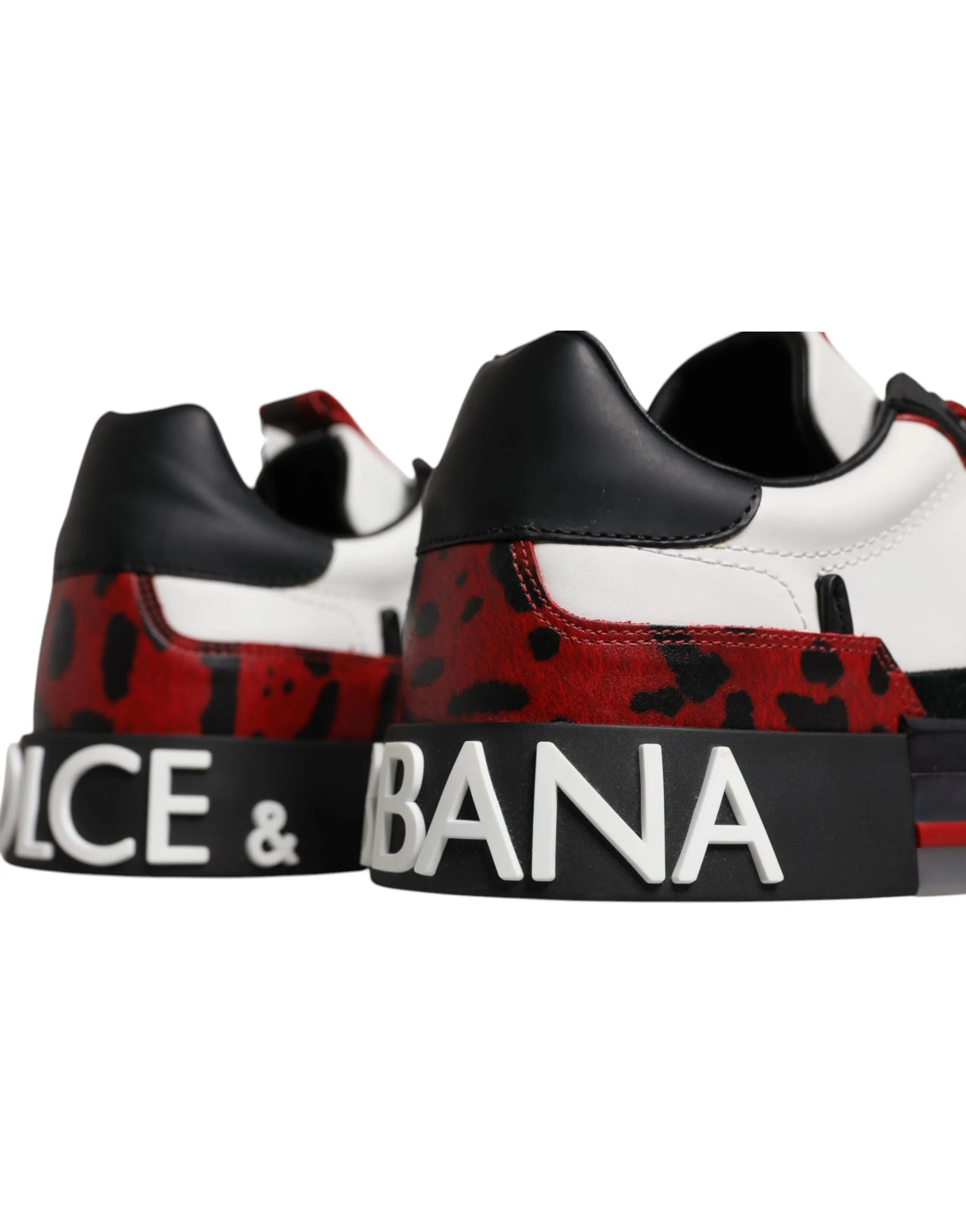 Dolce & Gabbana Multicolor Low Top Leopard Men Sneakers Shoes
