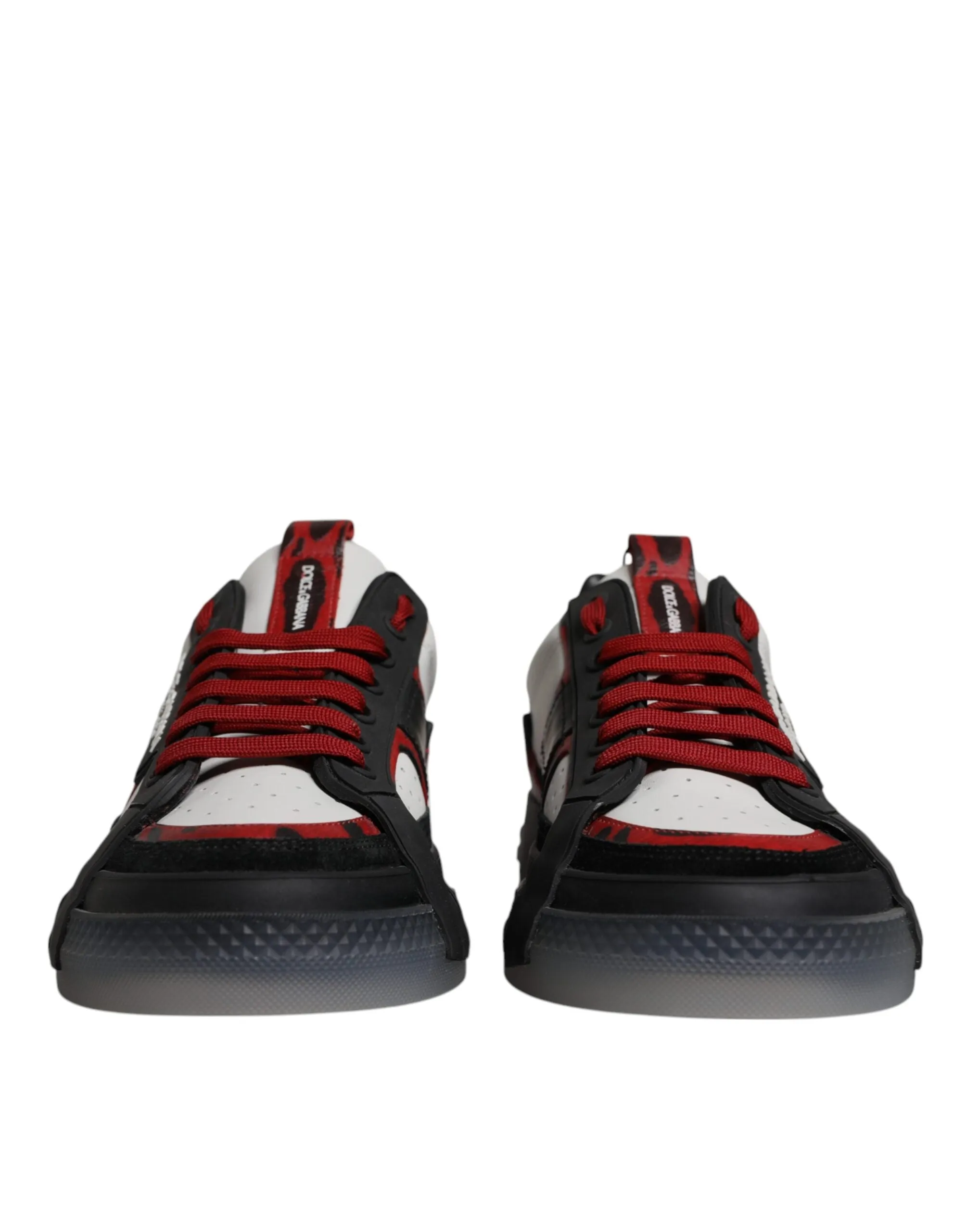 Dolce & Gabbana Multicolor Low Top Leopard Men Sneakers Shoes