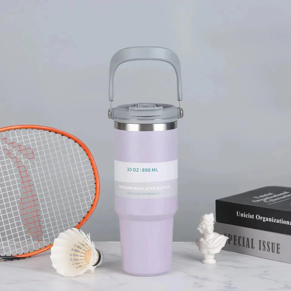 Dual Drink Stainless Steel Insulated Cup