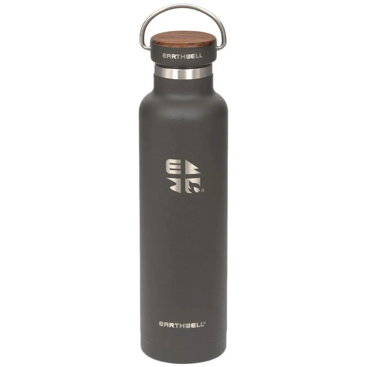 Earthwell Woodie Vacuum Bottle - Walnut Cap - 650ml