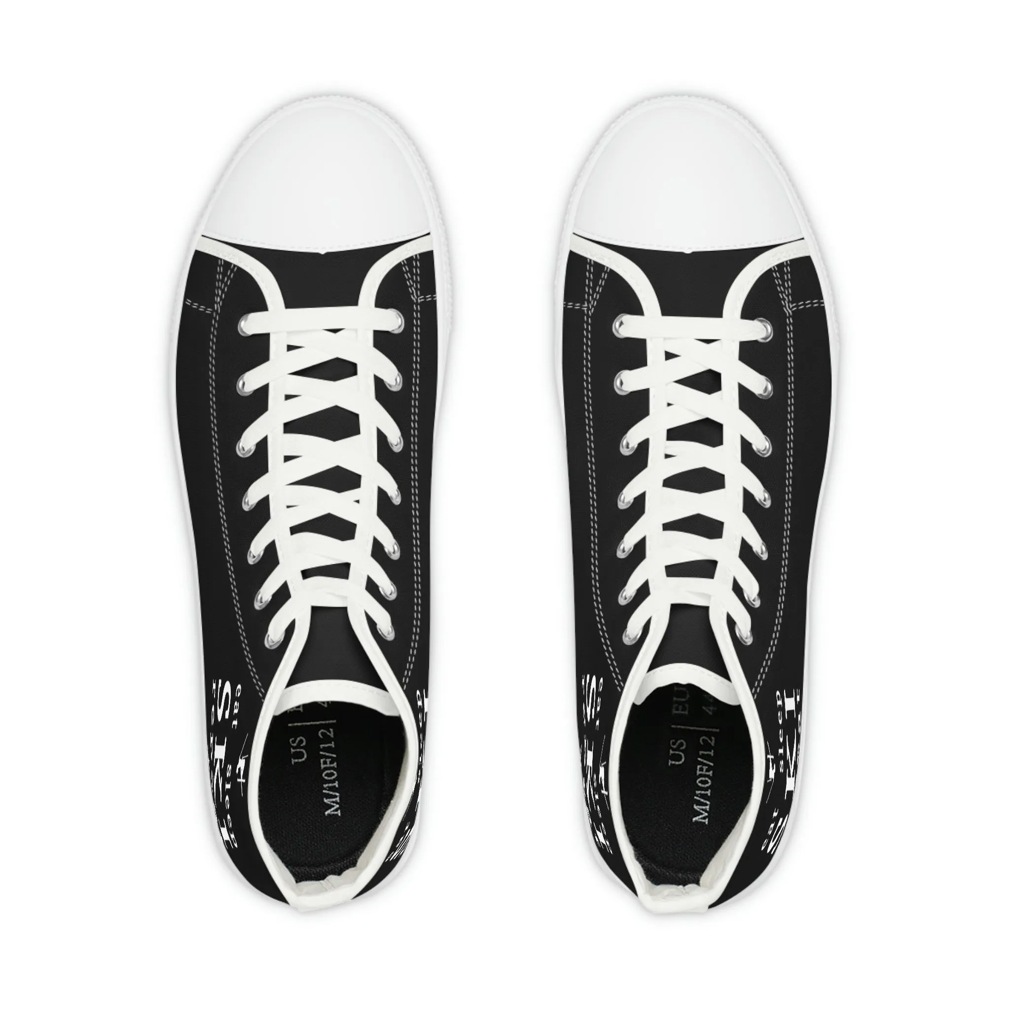 Eat Sleep SKI  - High Top Sneakers