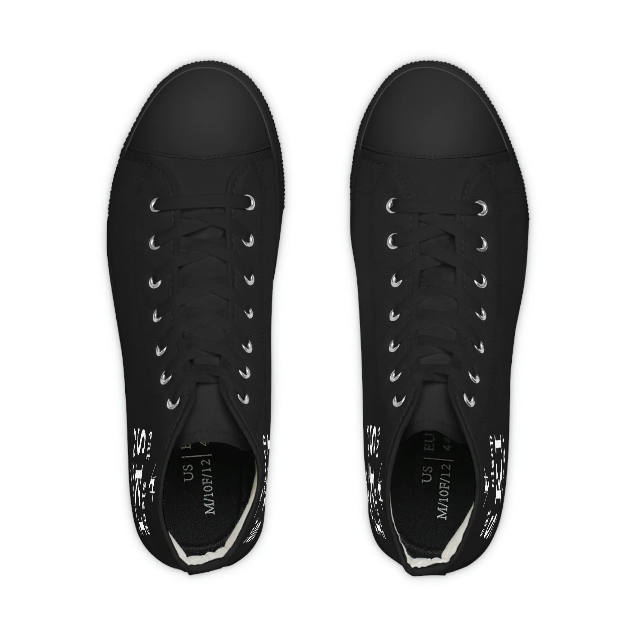 Eat Sleep SKI  - High Top Sneakers