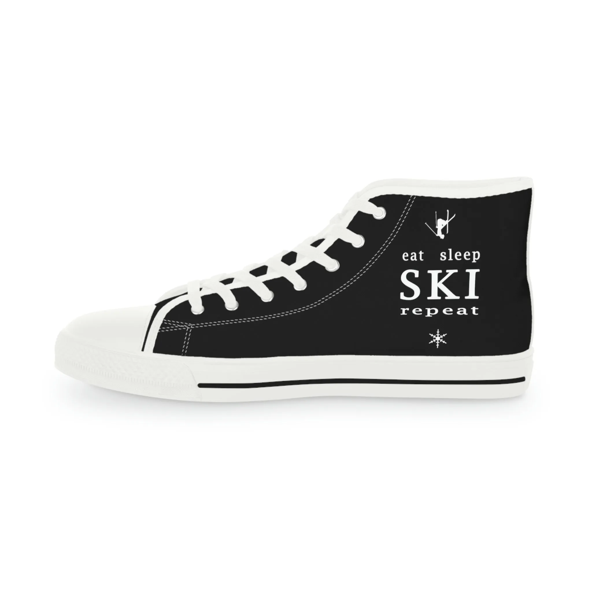 Eat Sleep SKI  - High Top Sneakers