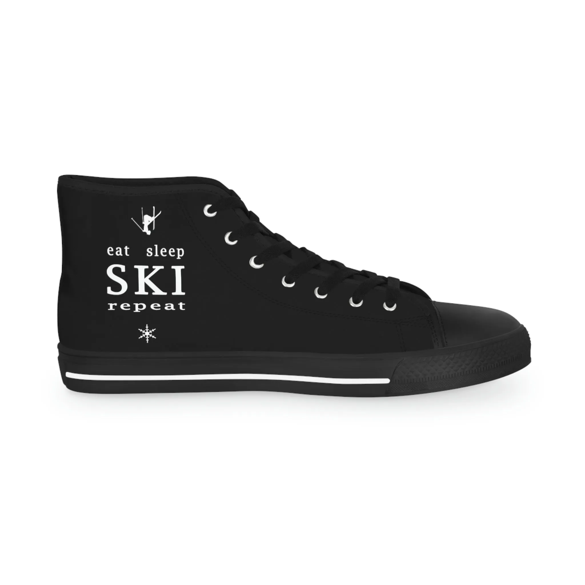Eat Sleep SKI  - High Top Sneakers