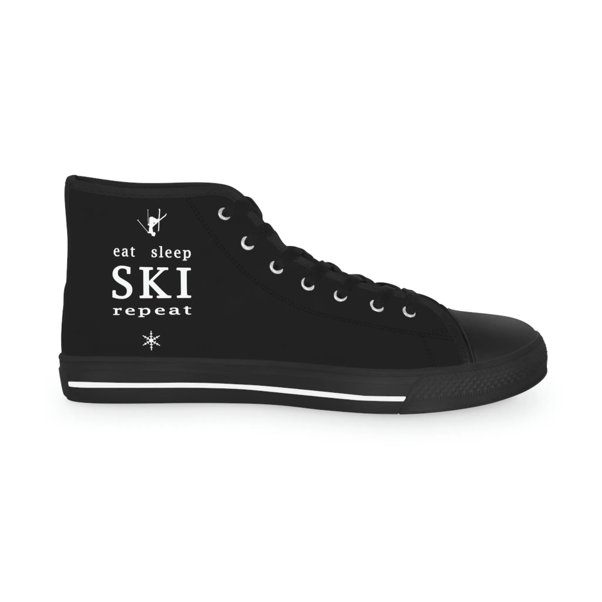 Eat Sleep SKI  - High Top Sneakers