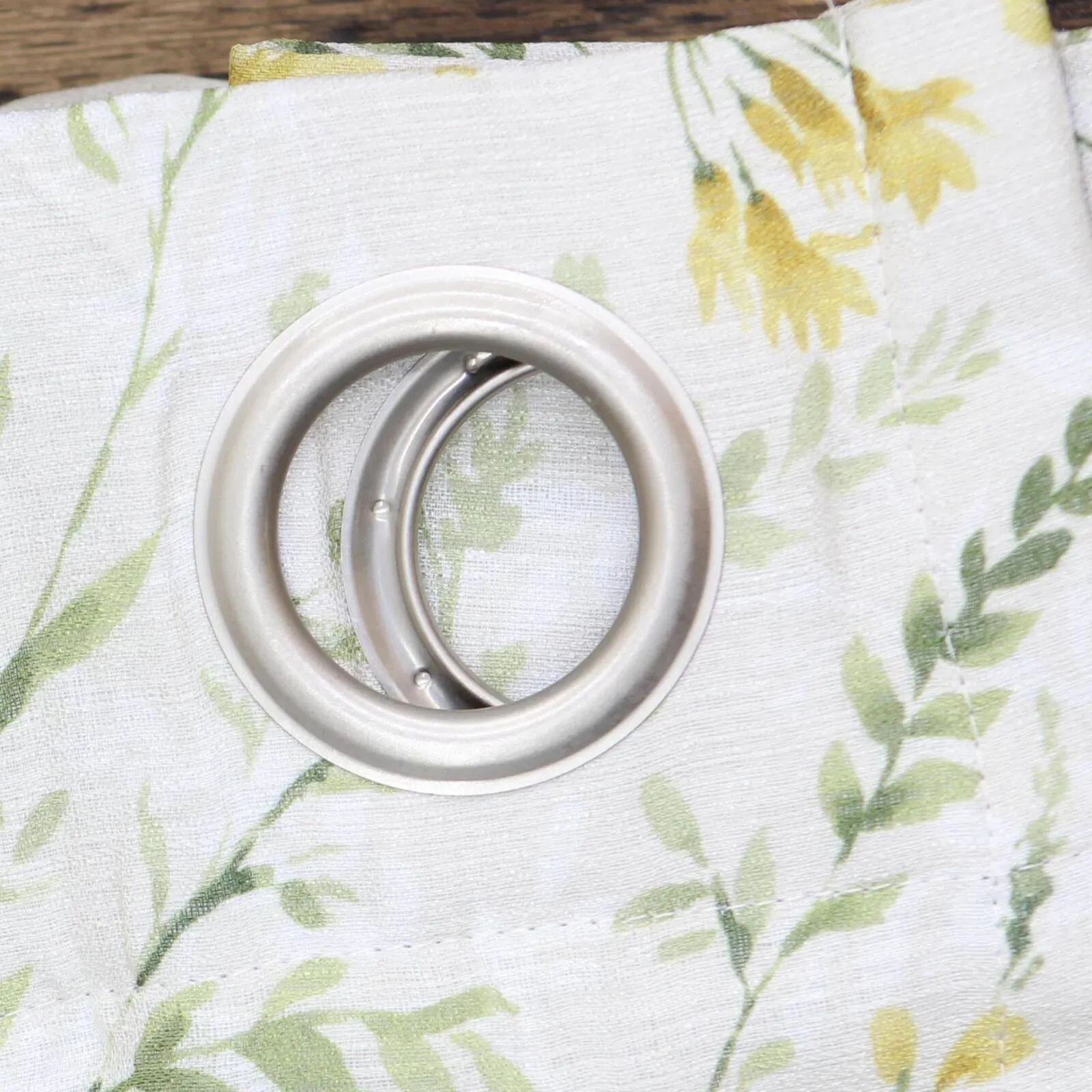 Eclipse 1 Piece Botanical 100% Blackout Lined Grommet Curtain Aloe 84" x 50"