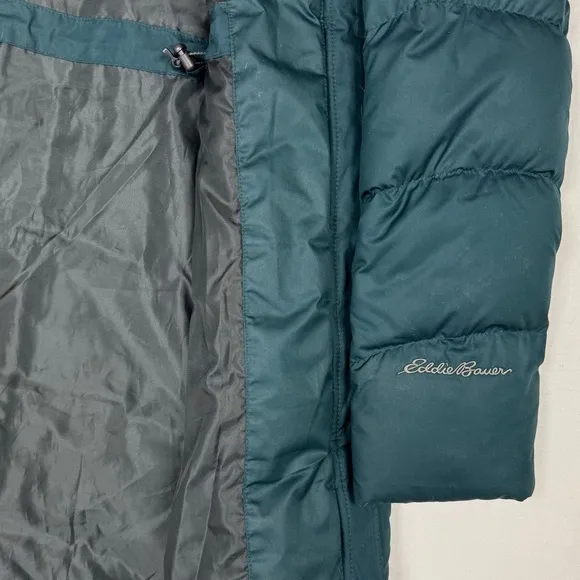 Eddie Bauer Classic 550 Down Duffle Coat Women’s Medium Insulated Fur Lined Hood