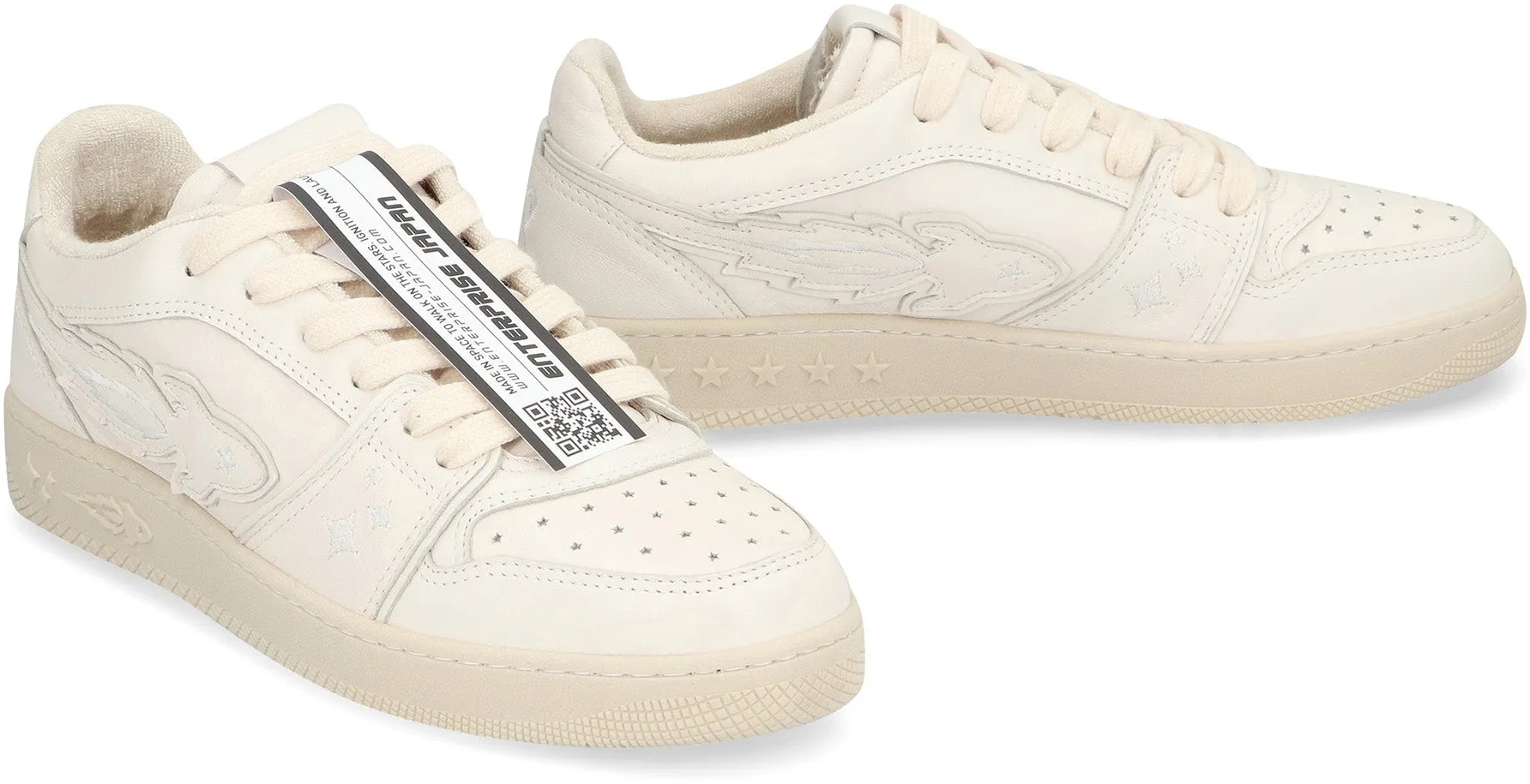 EJ Rocket leather low-top sneakers