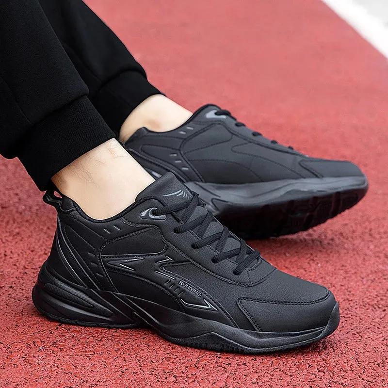 Elite Breathable Leather Mens Sneakers 2024