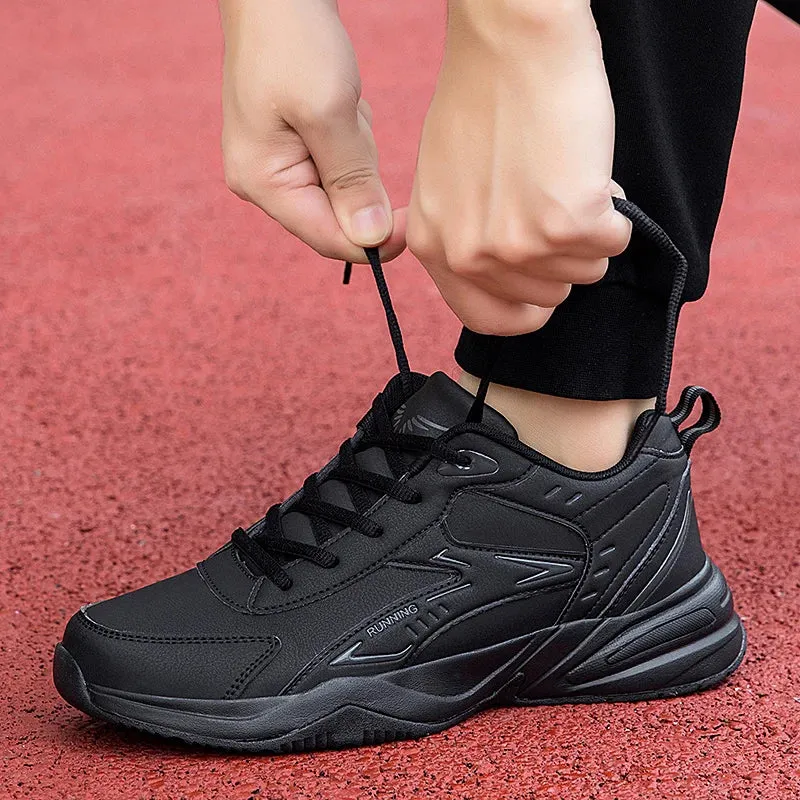 Elite Breathable Leather Mens Sneakers 2024