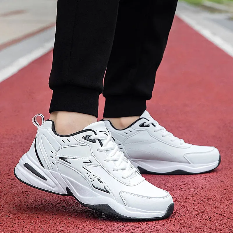 Elite Breathable Leather Mens Sneakers 2024