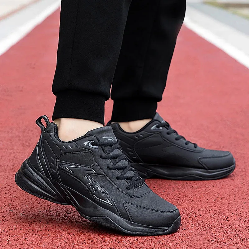 Elite Breathable Leather Mens Sneakers 2024