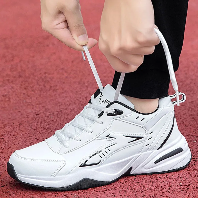 Elite Breathable Leather Mens Sneakers 2024