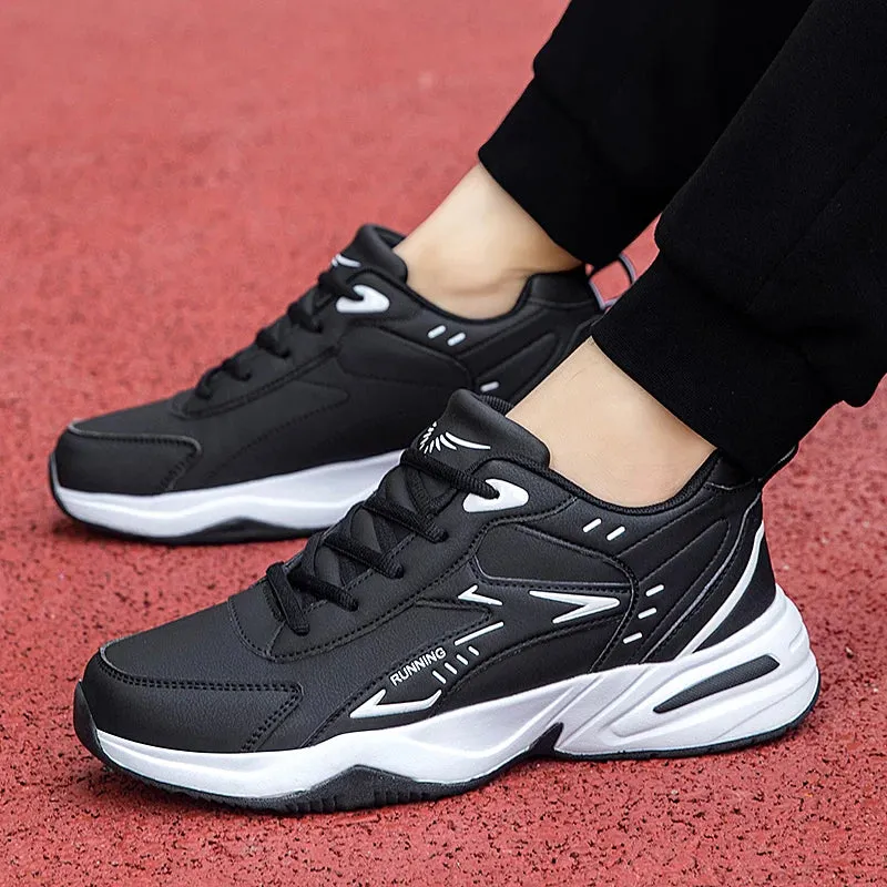 Elite Breathable Leather Mens Sneakers 2024