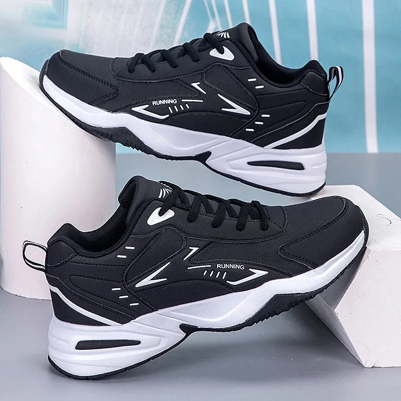 Elite Breathable Leather Mens Sneakers 2024