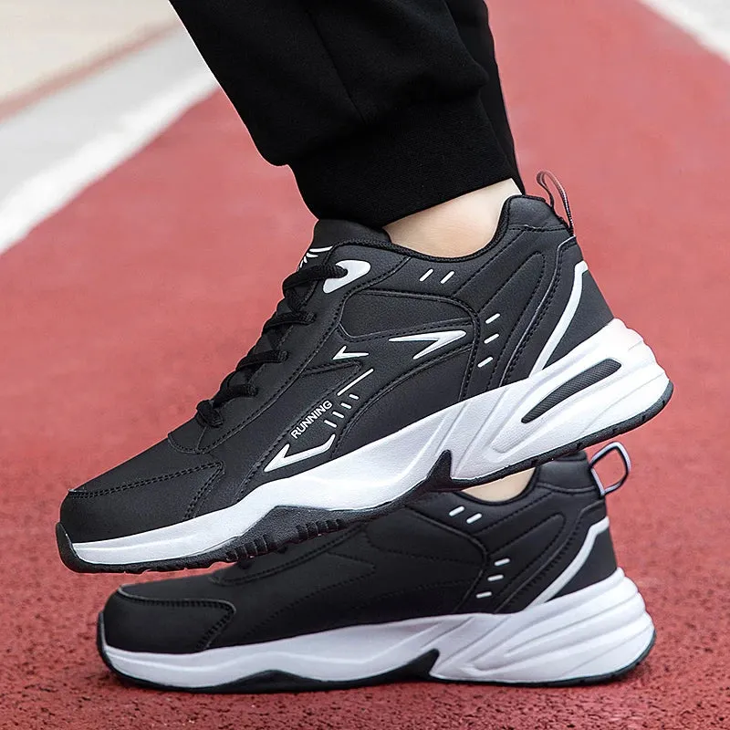 Elite Breathable Leather Mens Sneakers 2024