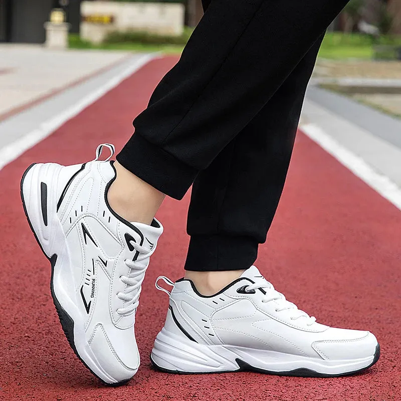 Elite Breathable Leather Mens Sneakers 2024