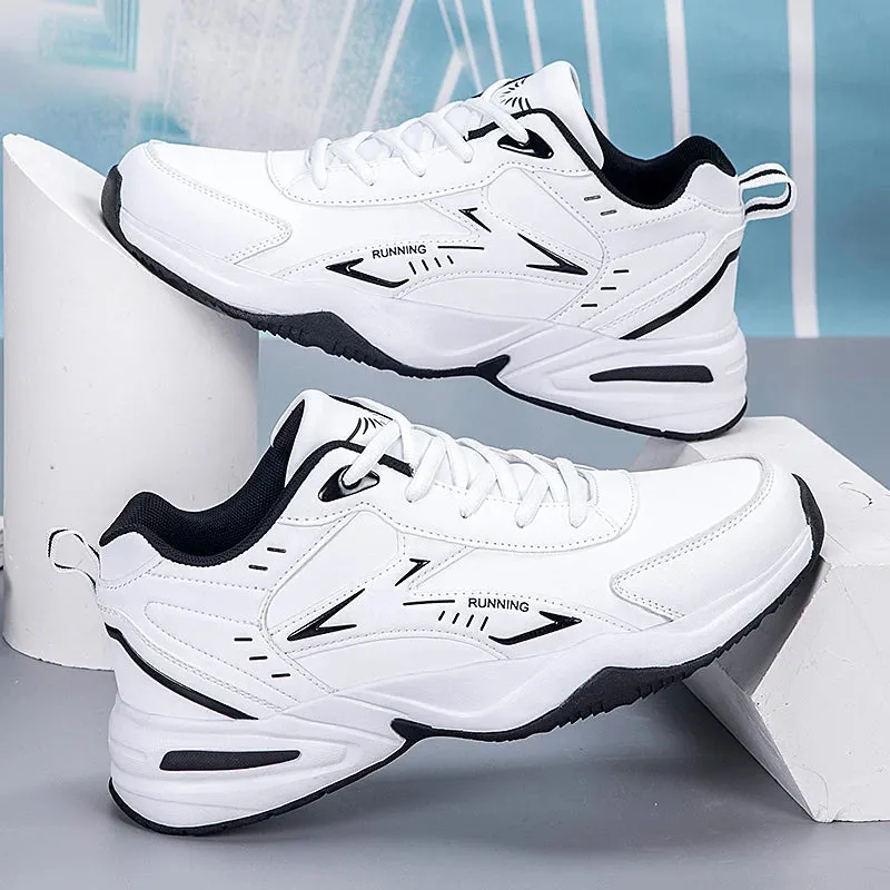 Elite Breathable Leather Mens Sneakers 2024