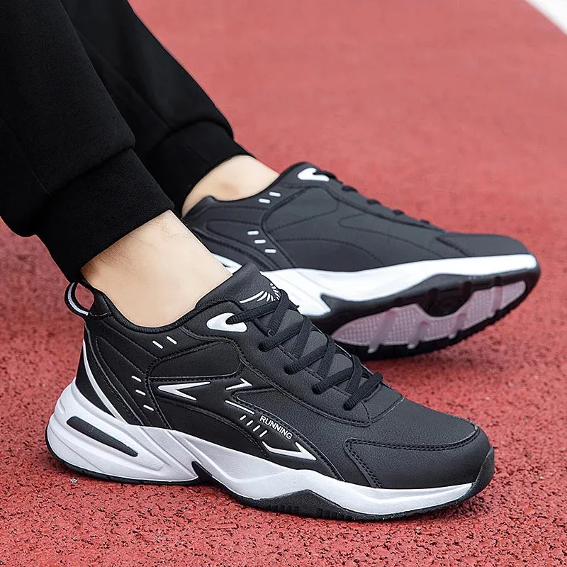 Elite Breathable Leather Mens Sneakers 2024