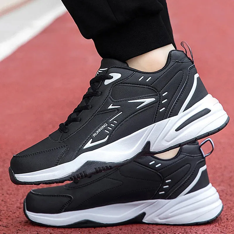 Elite Breathable Leather Mens Sneakers 2024