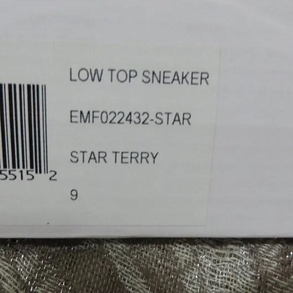 ELWOOD LOW TOP STAR TERRY LOW TOP SNEAKER LIMITED EDITIION DISCONTINUED SZ 9 MEN
