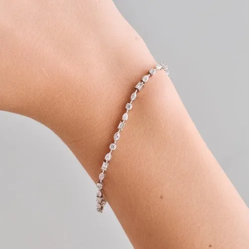 Fancy Shape Tennis Bracelet