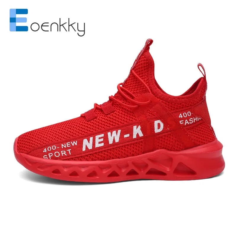 Fashion Running Sport Shoes Children Non-Slip Walking Sneakers