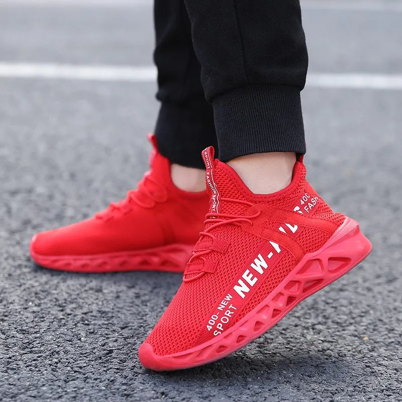 Fashion Running Sport Shoes Children Non-Slip Walking Sneakers