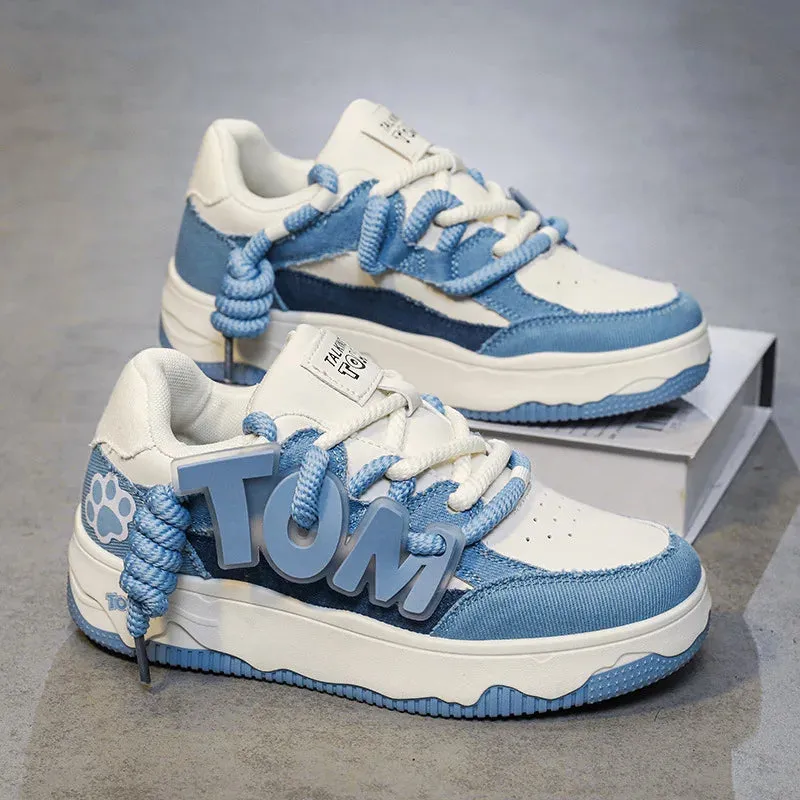 Fashion Sneakers Women Shoes for Men Tennis Retro Y2K Multicolor Street Skateboard Shoes Couples Outdoor Sports Casual Shoes