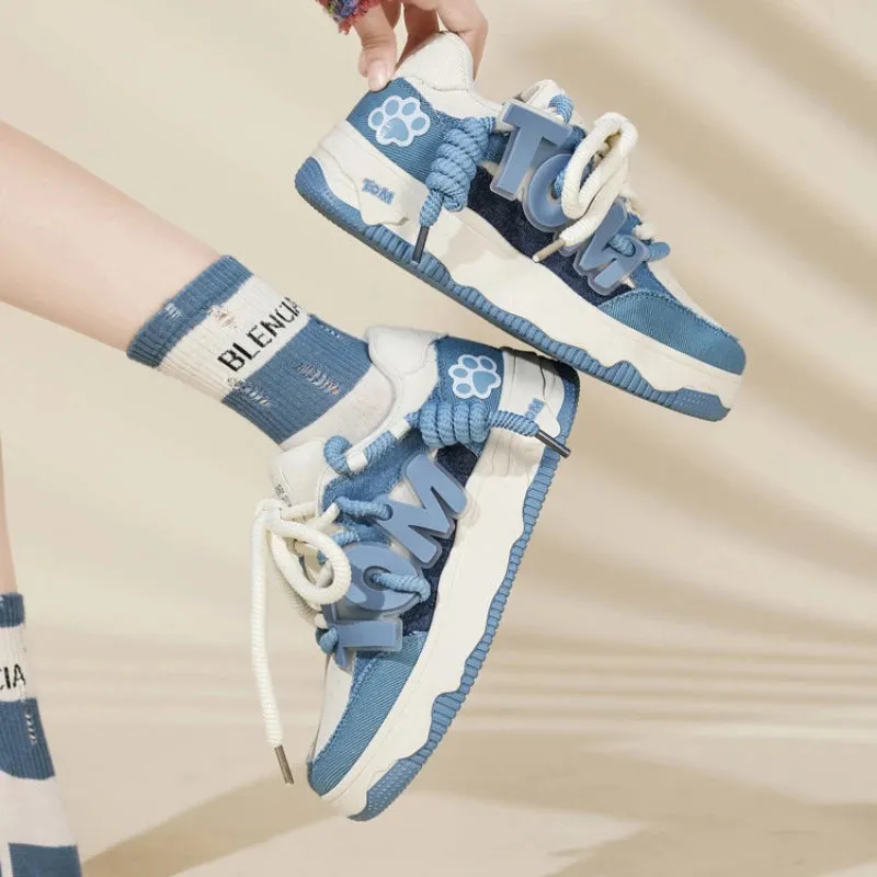 Fashion Sneakers Women Shoes for Men Tennis Retro Y2K Multicolor Street Skateboard Shoes Couples Outdoor Sports Casual Shoes