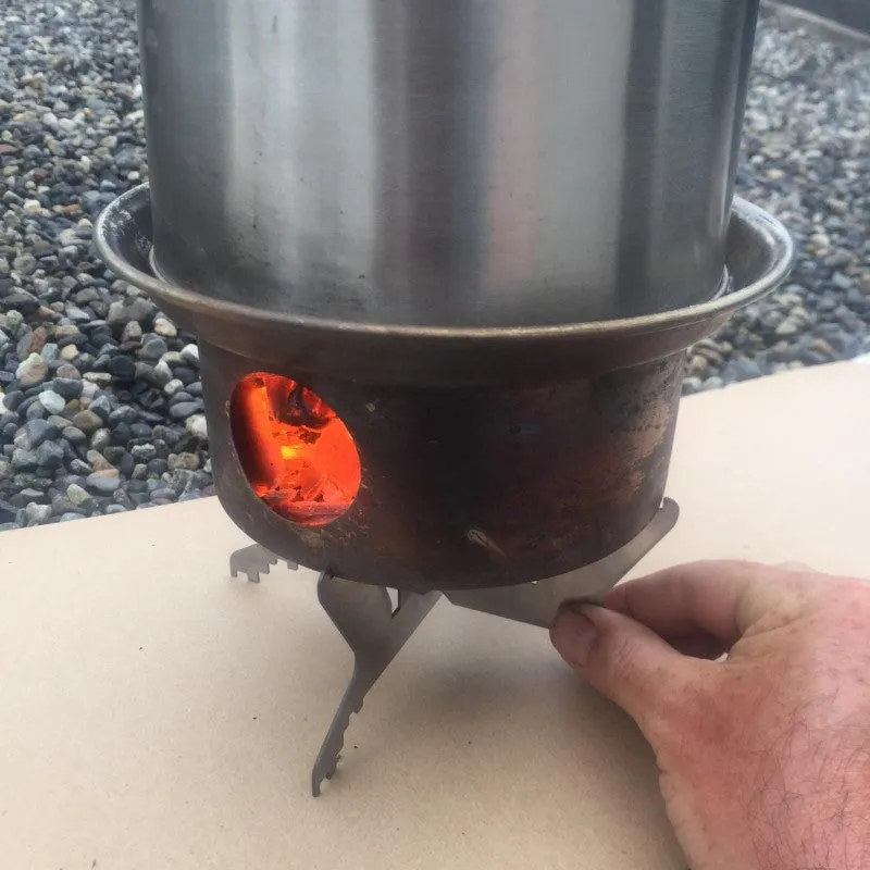 Firebase or Pot Support - Works with all size Kettles