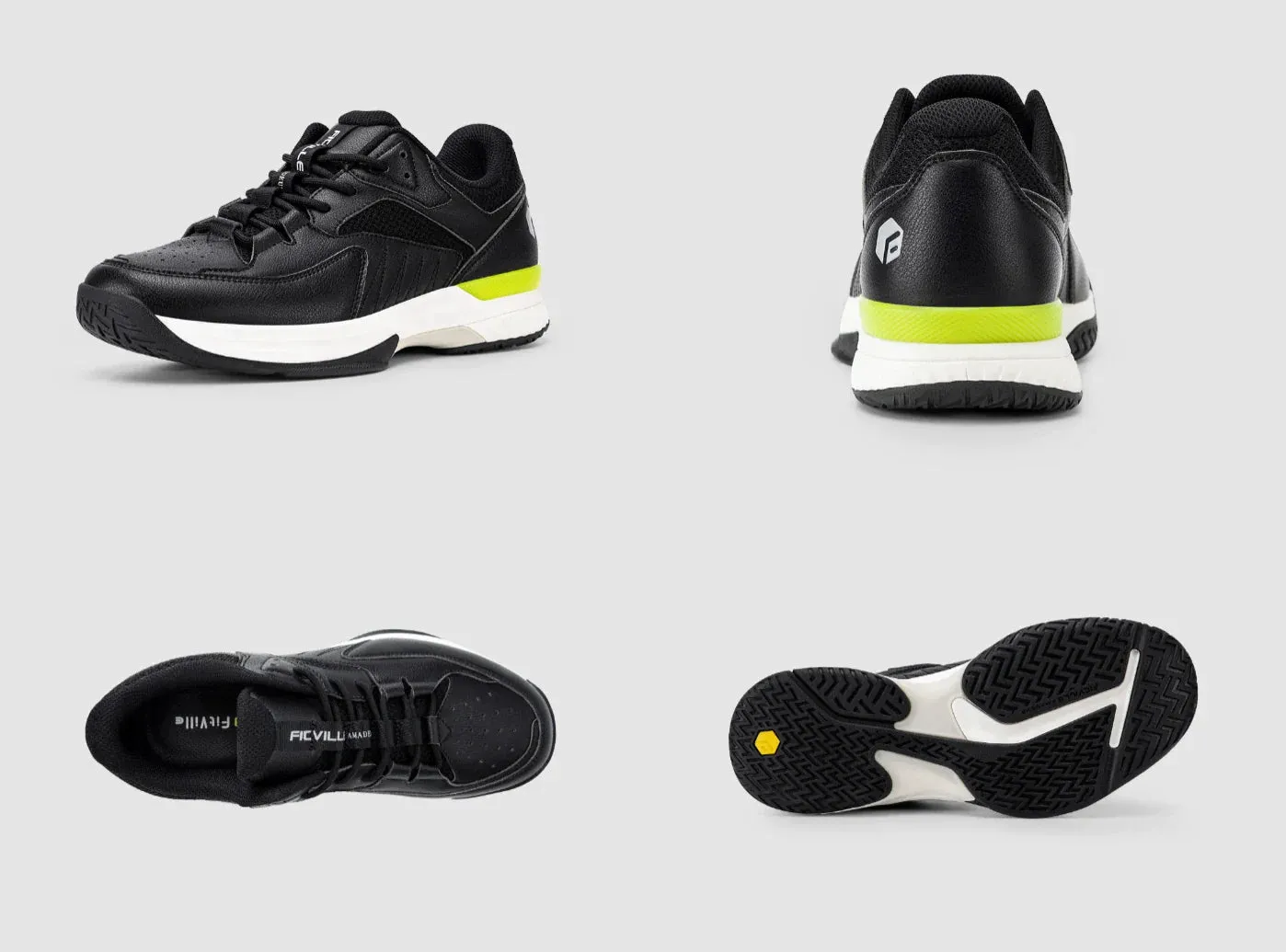 FitVille Men's Amadeus Tennis & Pickleball Court Shoes by FitVille