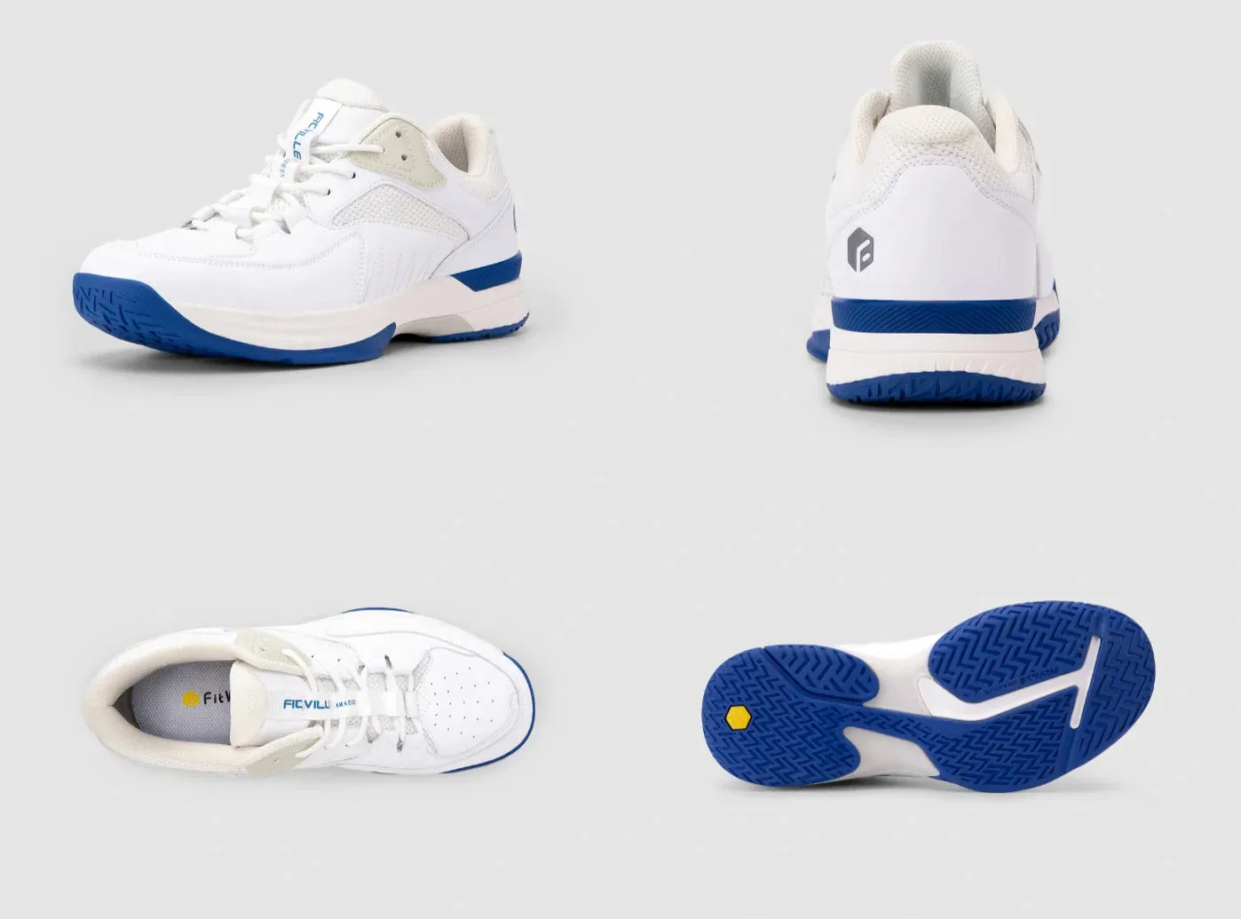 FitVille Men's Amadeus Tennis & Pickleball Court Shoes by FitVille