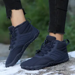 Fleece-lined Warm Five-finger Outdoor Sports Cotton Shoes Boots Wear-resistant Non-slip