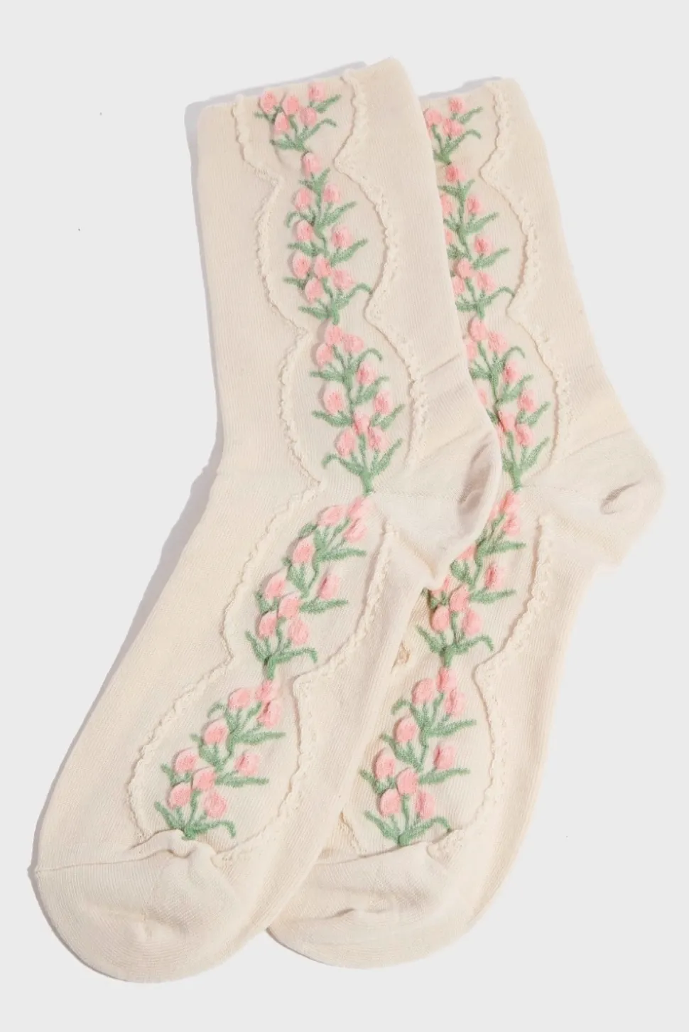 Flower Pattern Socks