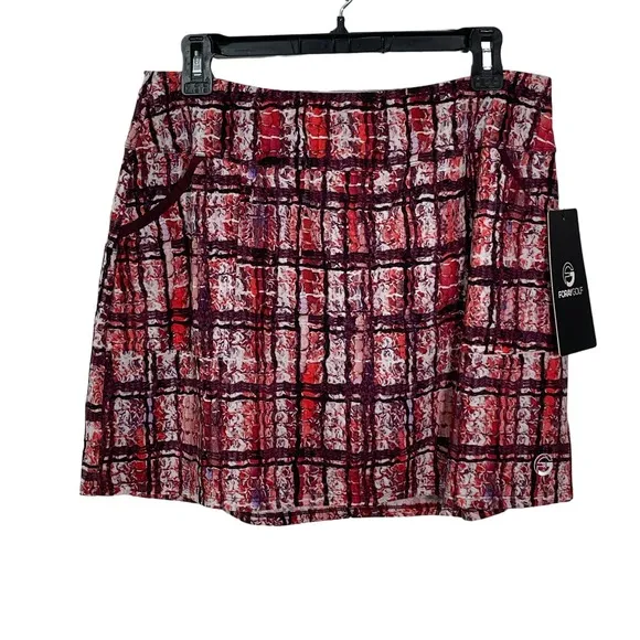 Foray Golf Women's 15.5” Front Pocket Golf Skirt, XLarge, Warm Boucle