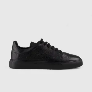Formales Lace Up Leather Sneaker Black 4289