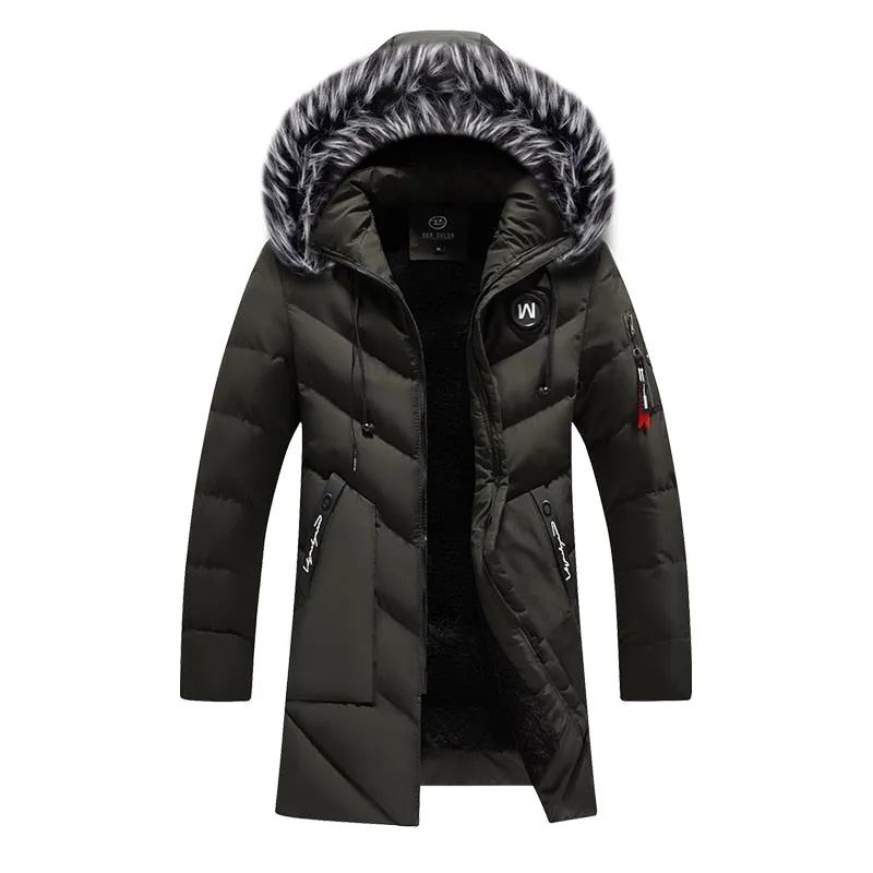 Gavin | Warm Men's Winter Jacket with Faux Fur Collar