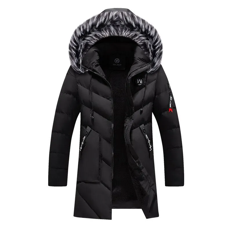 Gavin | Warm Men's Winter Jacket with Faux Fur Collar