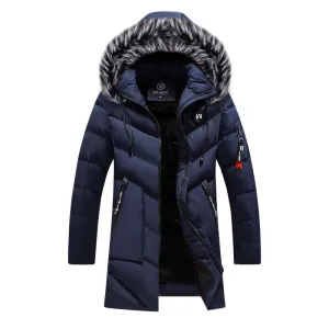 Gavin | Warm Men's Winter Jacket with Faux Fur Collar